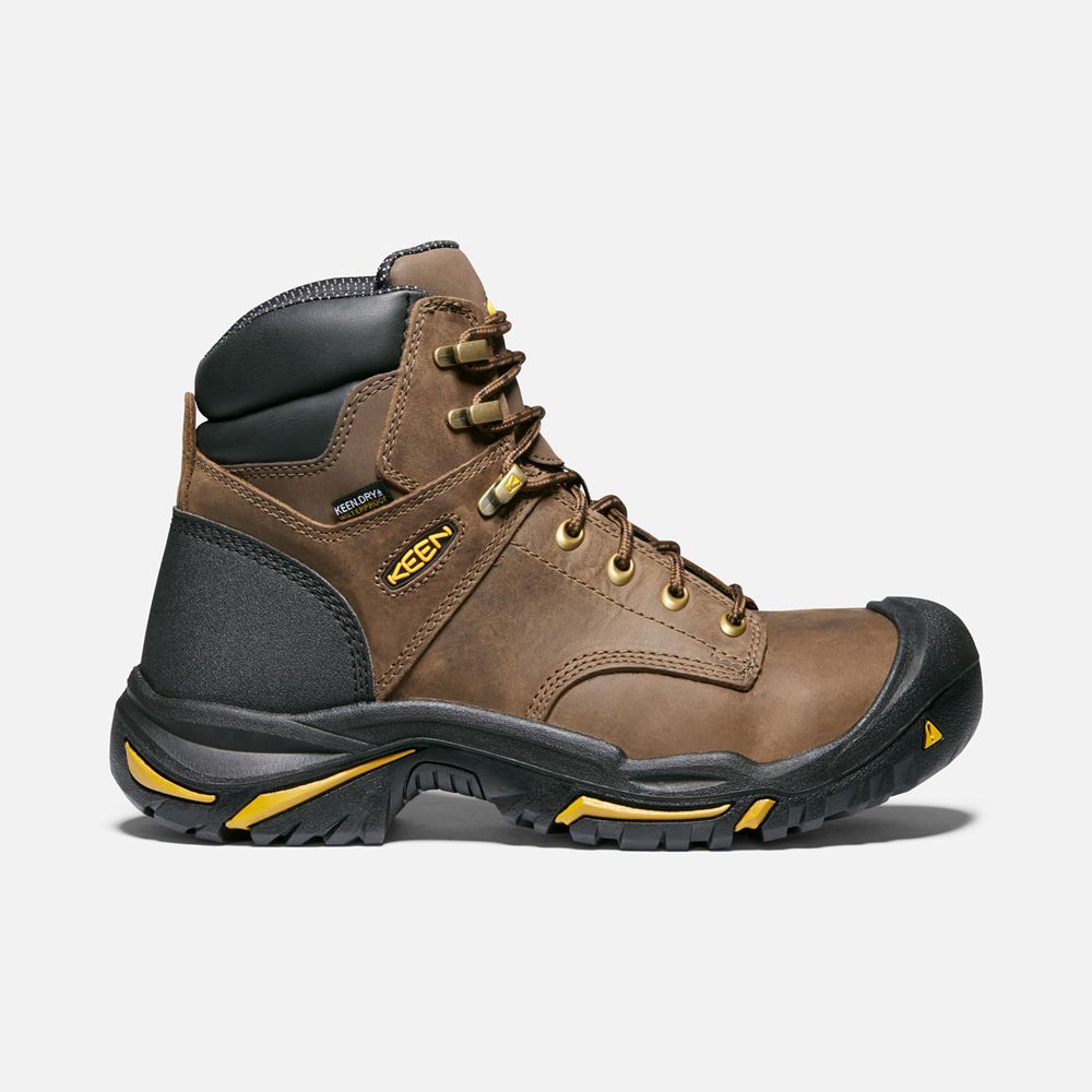 Keen Laarzen Heren Bruin - Mt Vernon 6" (Steel Toe) - 28057-ZOGI